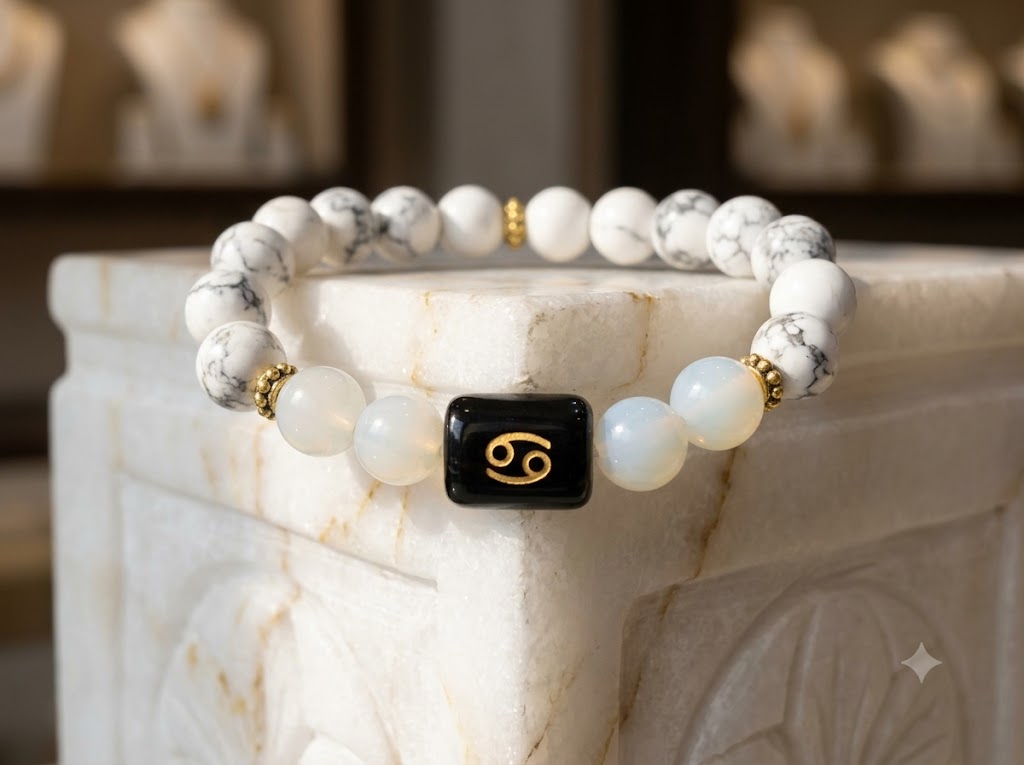 Certified Astrological Bracelet — Kark (Cancer) — Aesthetic Studio Presentation