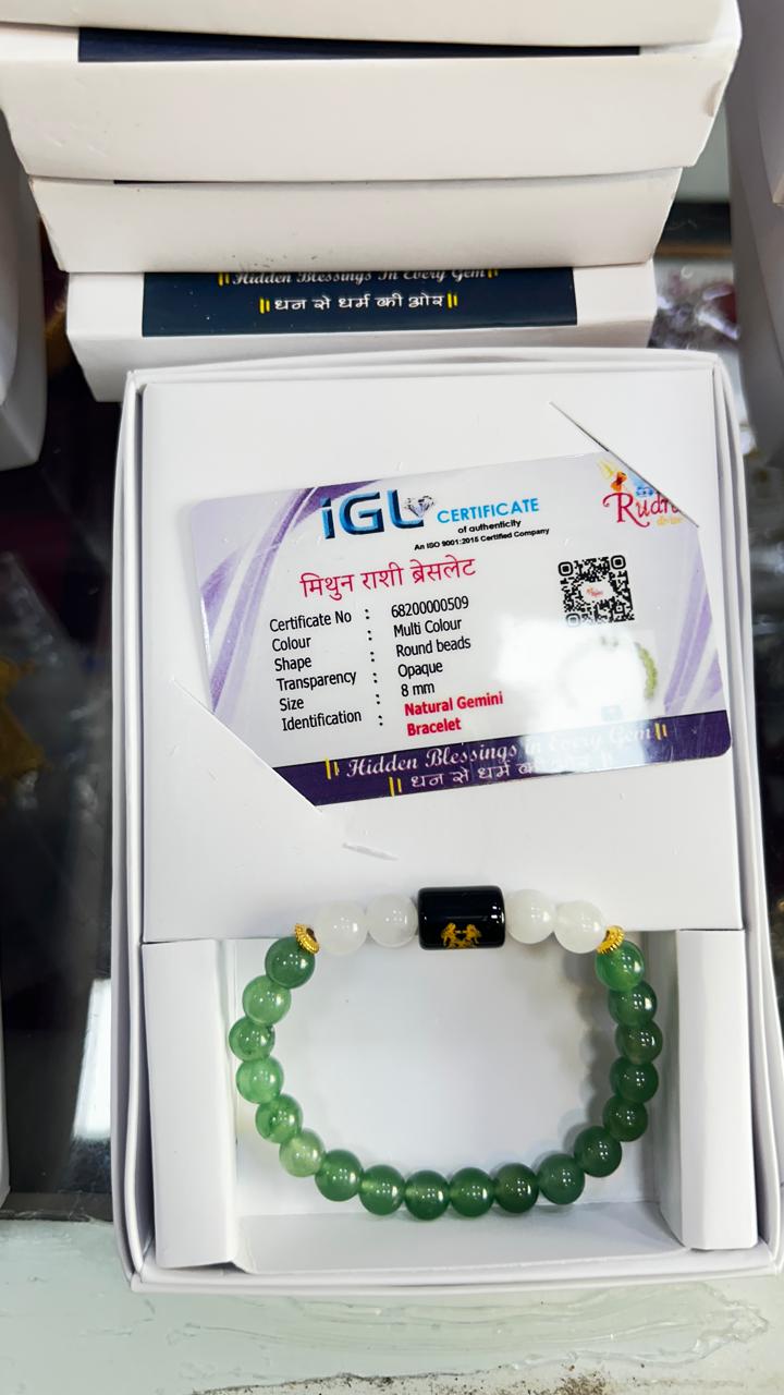 Certified Astrological Bracelet — Mithun (Gemini)