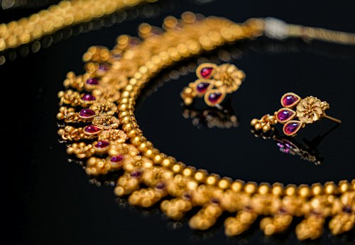 Handcrafted 22K gold kada embodying regal heritage.